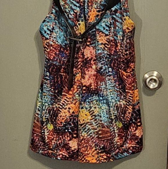 EUC DRESS BARN BELTED DRESS SIZE 10 - Picture 2 of 5